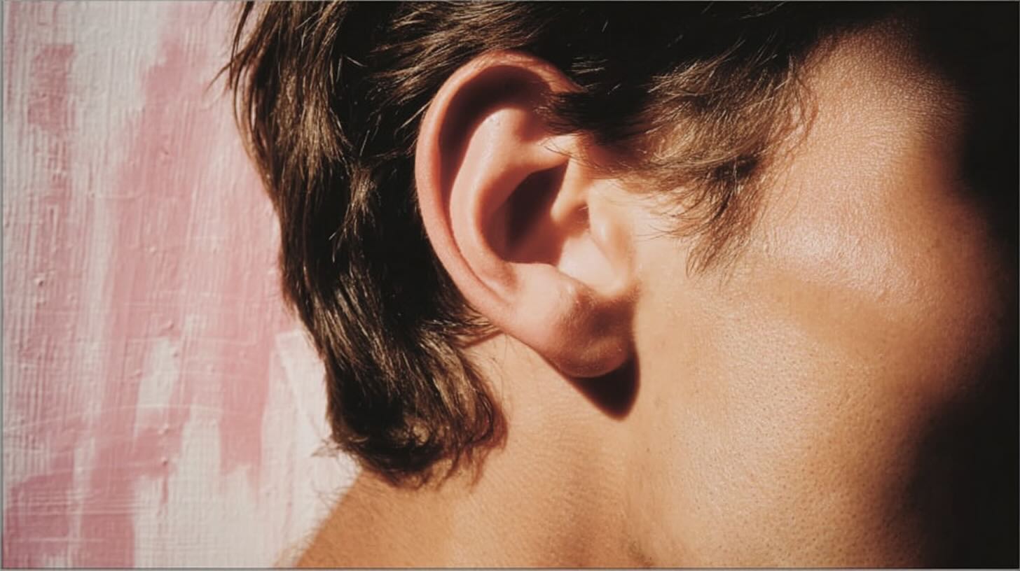 Close up detail, listening